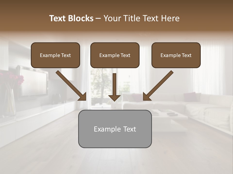 Furniture Wood Fixtures PowerPoint Template