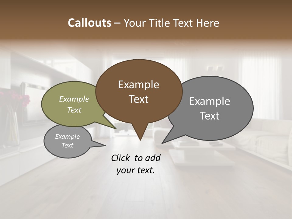 Furniture Wood Fixtures PowerPoint Template