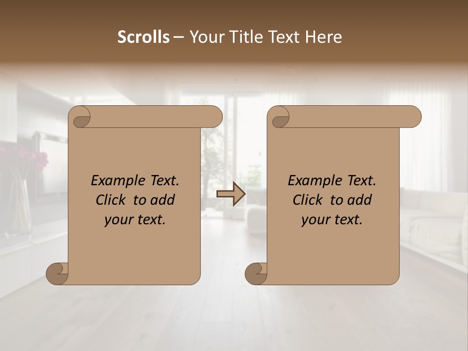 Furniture Wood Fixtures PowerPoint Template