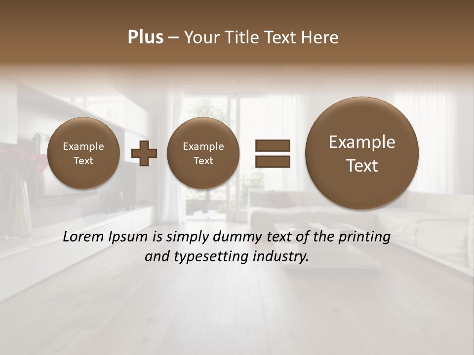 Furniture Wood Fixtures PowerPoint Template