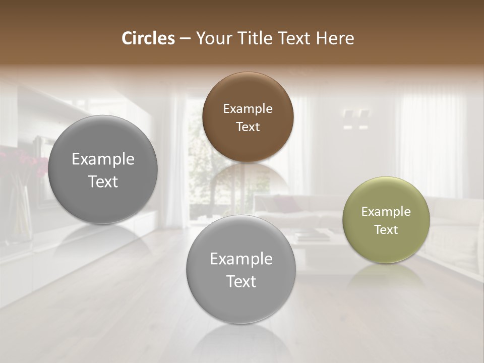 Furniture Wood Fixtures PowerPoint Template