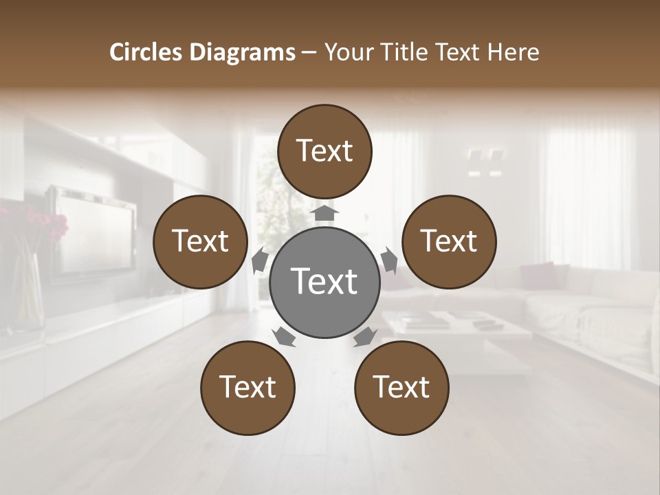 Furniture Wood Fixtures PowerPoint Template