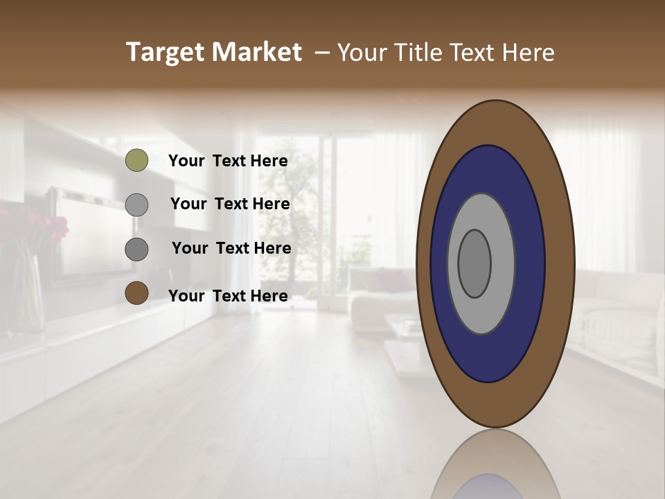 Furniture Wood Fixtures PowerPoint Template