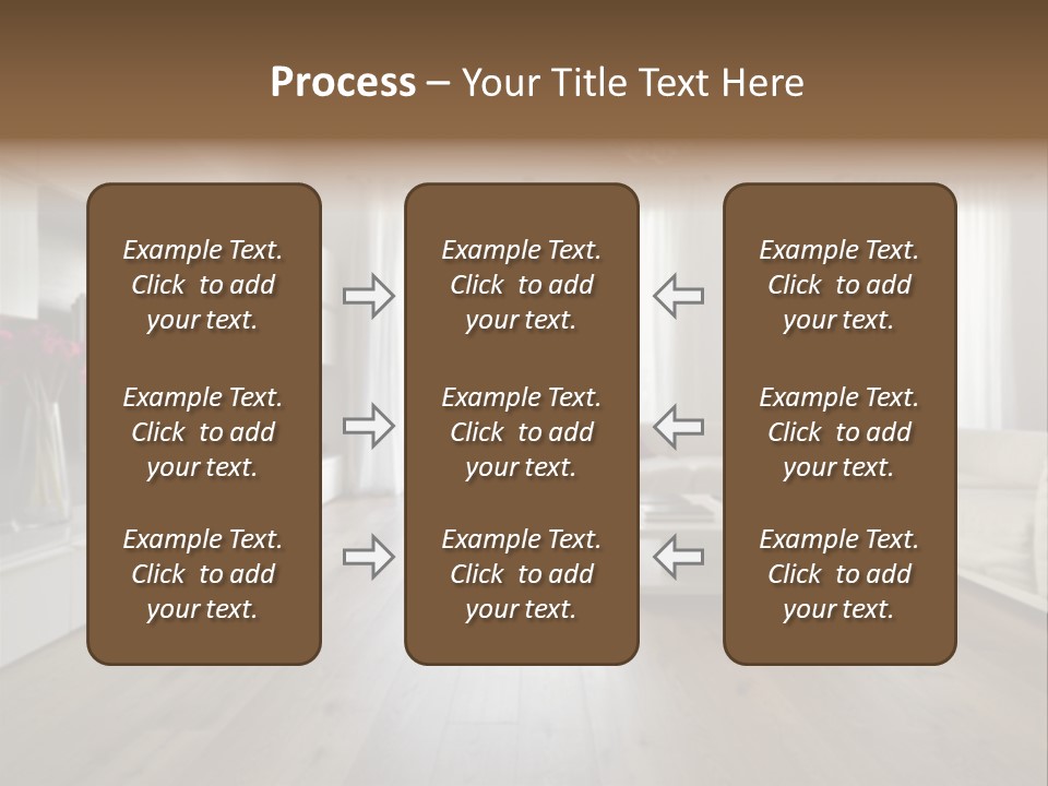 Furniture Wood Fixtures PowerPoint Template