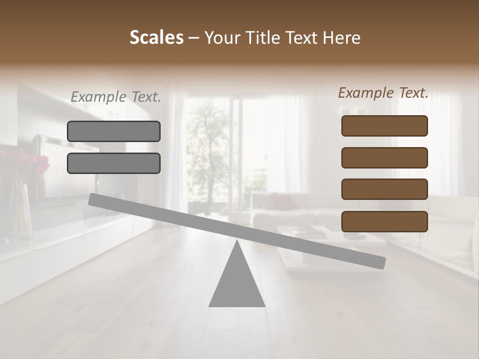 Furniture Wood Fixtures PowerPoint Template