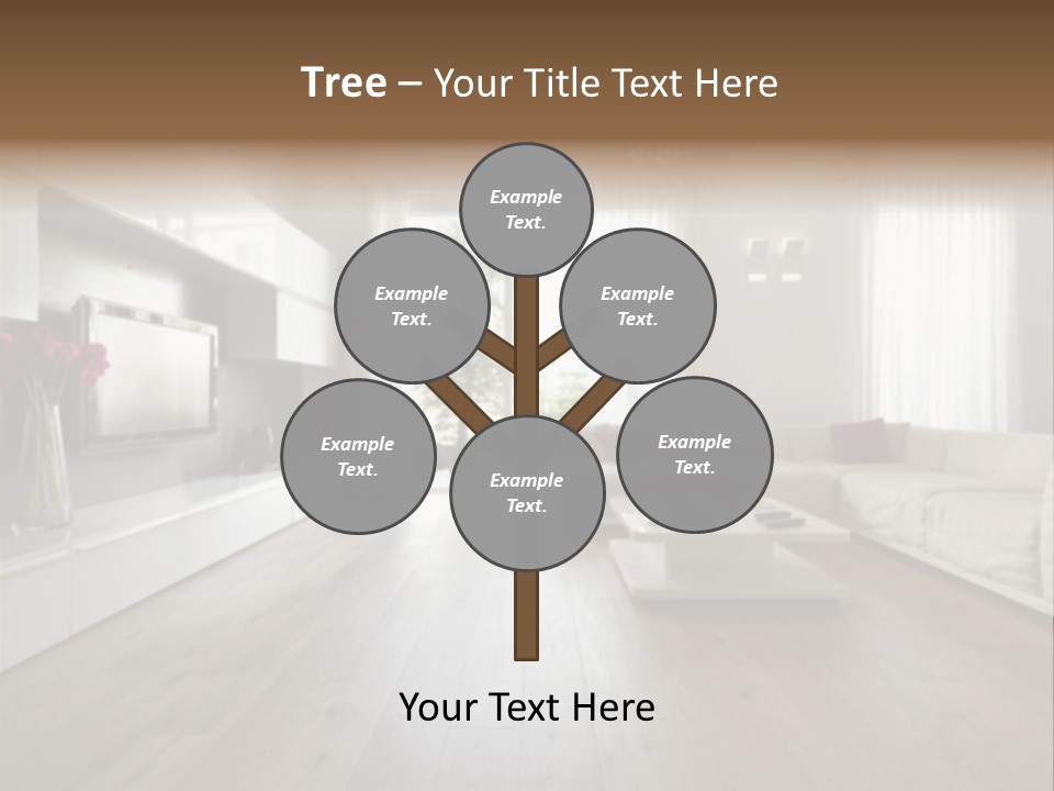 Furniture Wood Fixtures PowerPoint Template