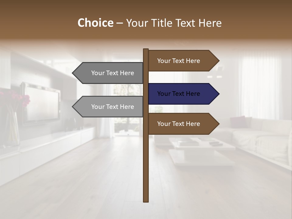 Furniture Wood Fixtures PowerPoint Template