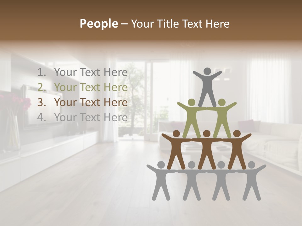 Furniture Wood Fixtures PowerPoint Template