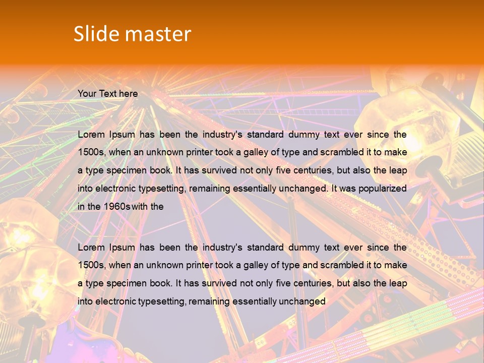 Pleasure Ride Holiday PowerPoint Template