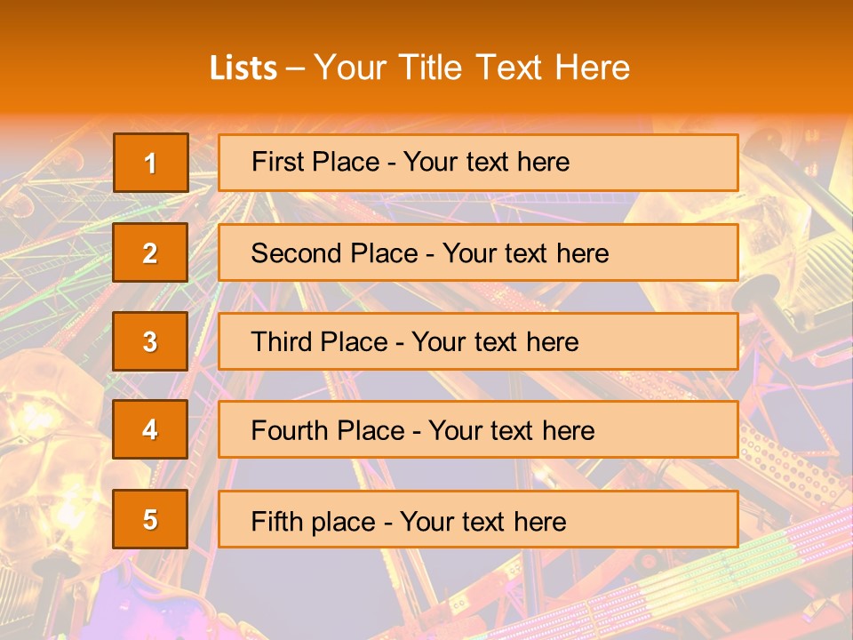 Pleasure Ride Holiday PowerPoint Template