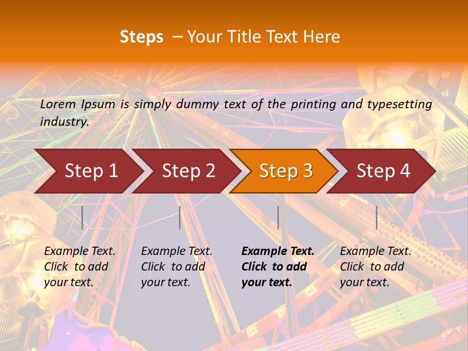 Pleasure Ride Holiday PowerPoint Template