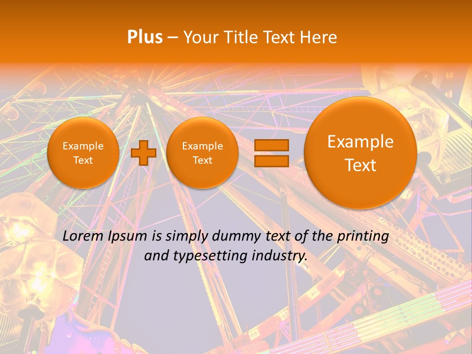 Pleasure Ride Holiday PowerPoint Template