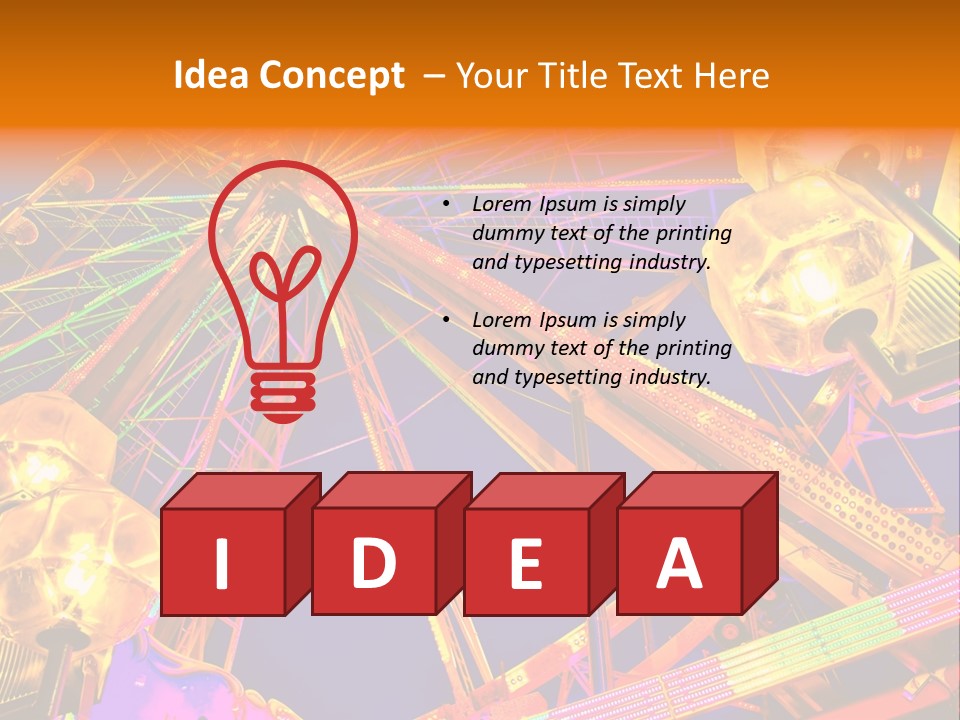 Pleasure Ride Holiday PowerPoint Template