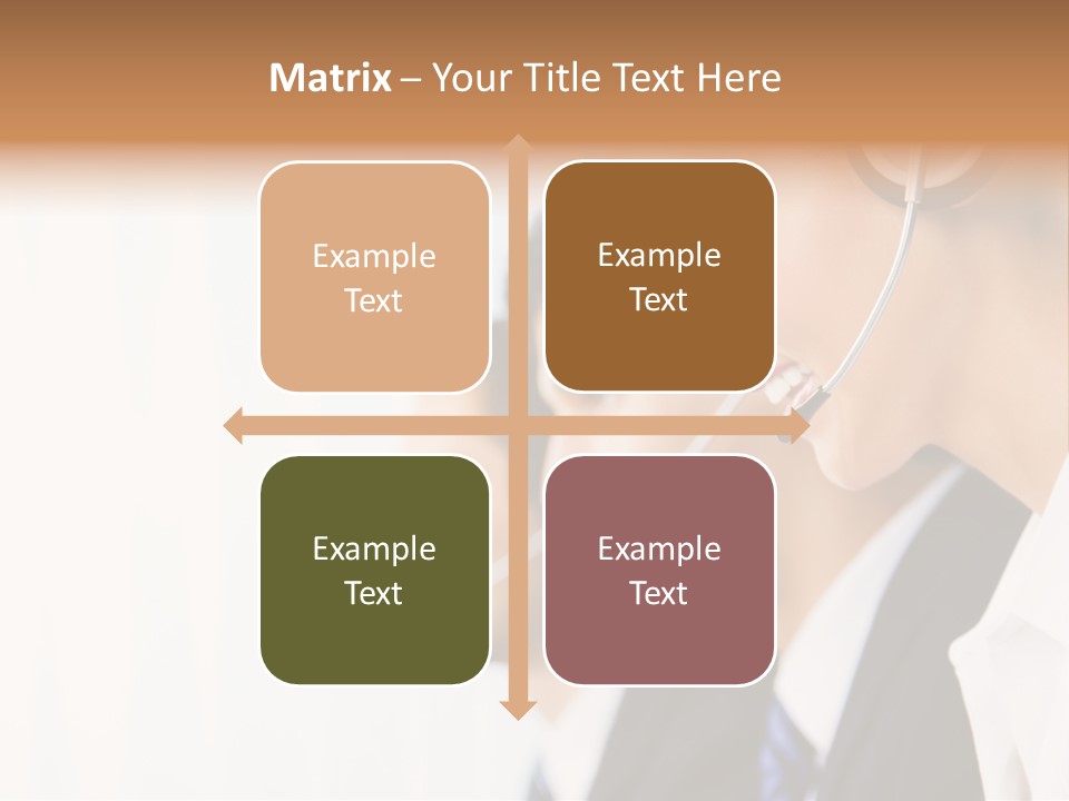 Call Net Woman PowerPoint Template