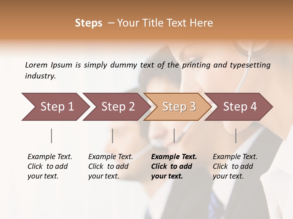 Call Net Woman PowerPoint Template