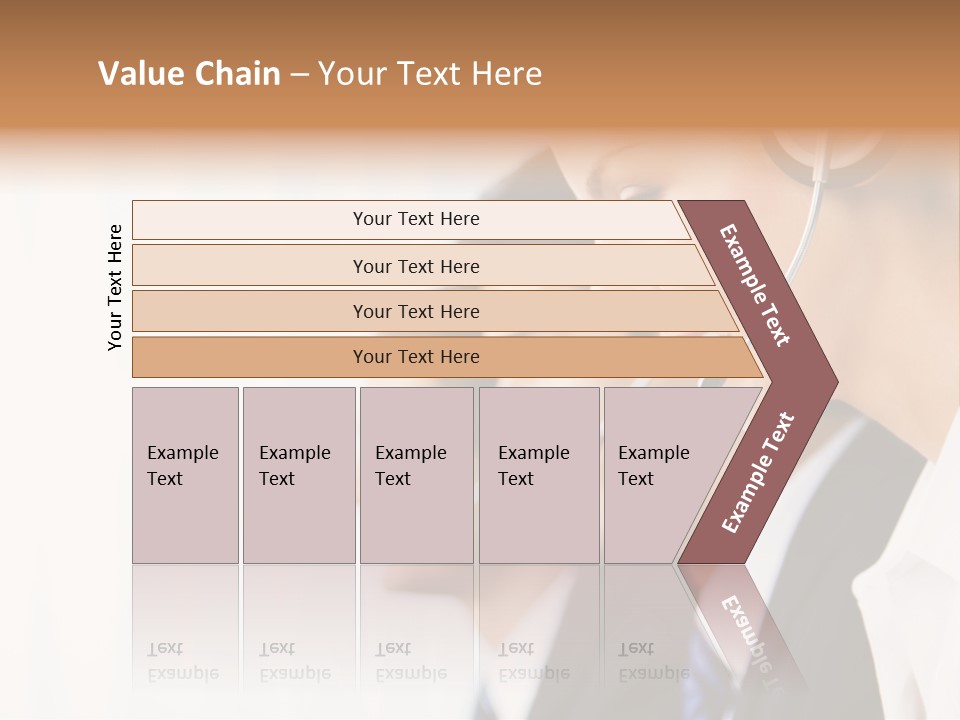 Call Net Woman PowerPoint Template