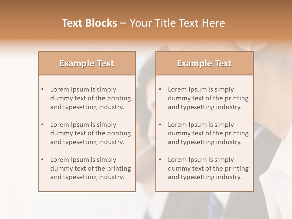 Call Net Woman PowerPoint Template