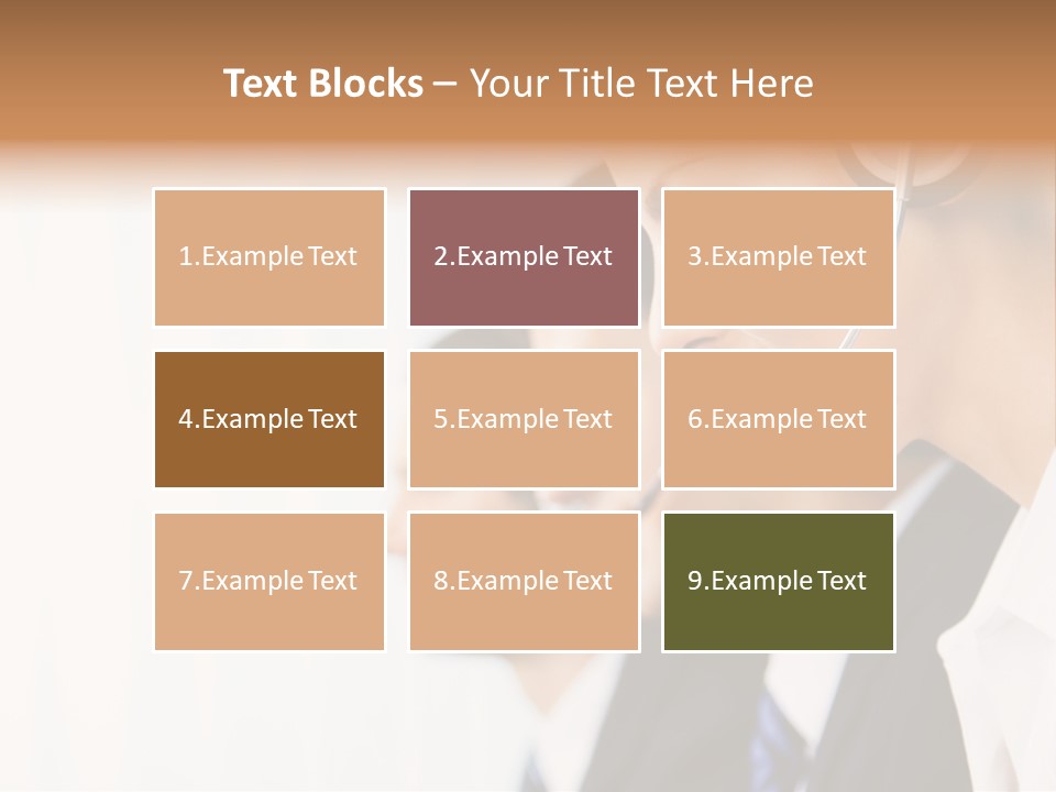 Call Net Woman PowerPoint Template