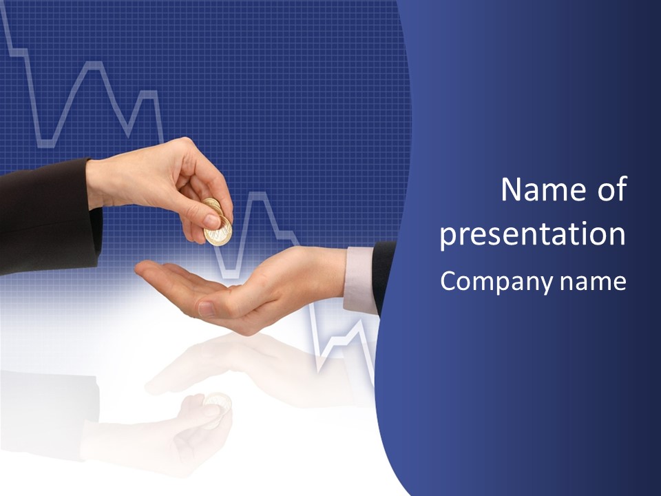 Savings Financial Markets Money PowerPoint Template