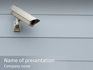 Guard Surveillance Equipment PowerPoint Template