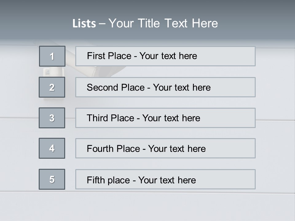 Guard Surveillance Equipment PowerPoint Template
