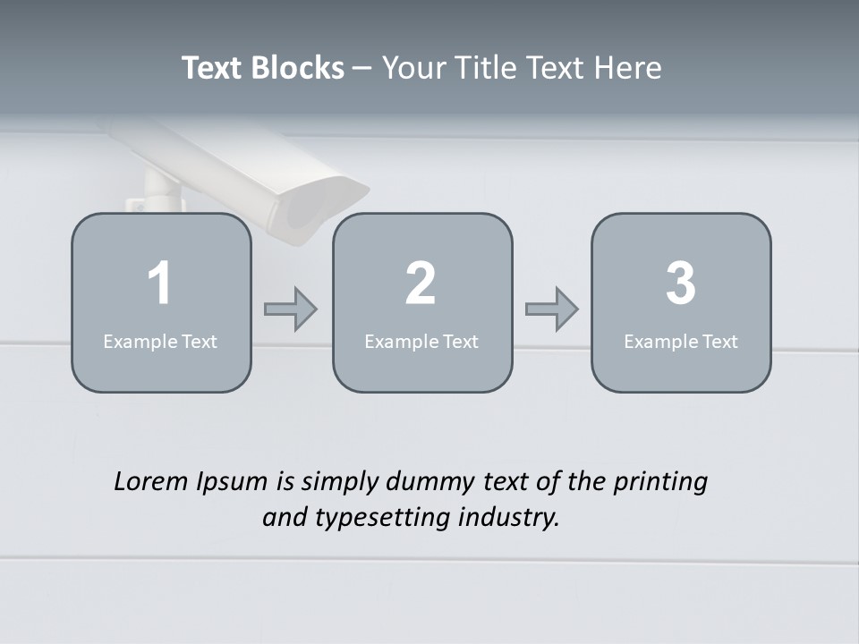 Guard Surveillance Equipment PowerPoint Template