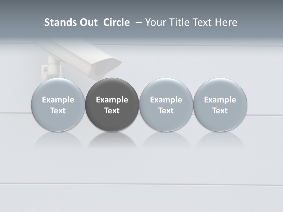 Guard Surveillance Equipment PowerPoint Template