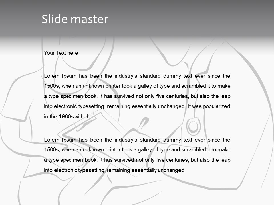 Doctor Vector Pain Doctor And Patient PowerPoint Template