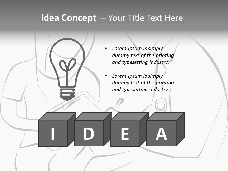 Doctor Vector Pain Doctor And Patient PowerPoint Template