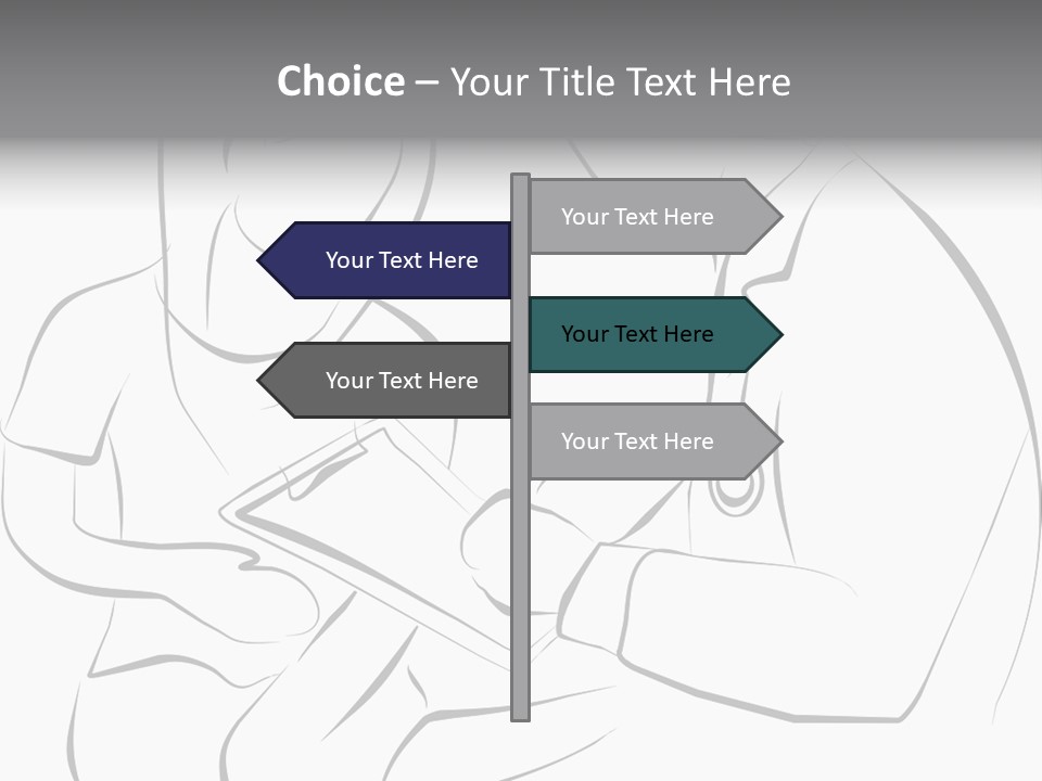 Doctor Vector Pain Doctor And Patient PowerPoint Template
