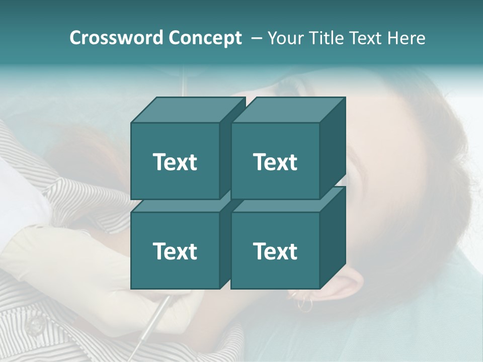 Close Mouth Healthy PowerPoint Template