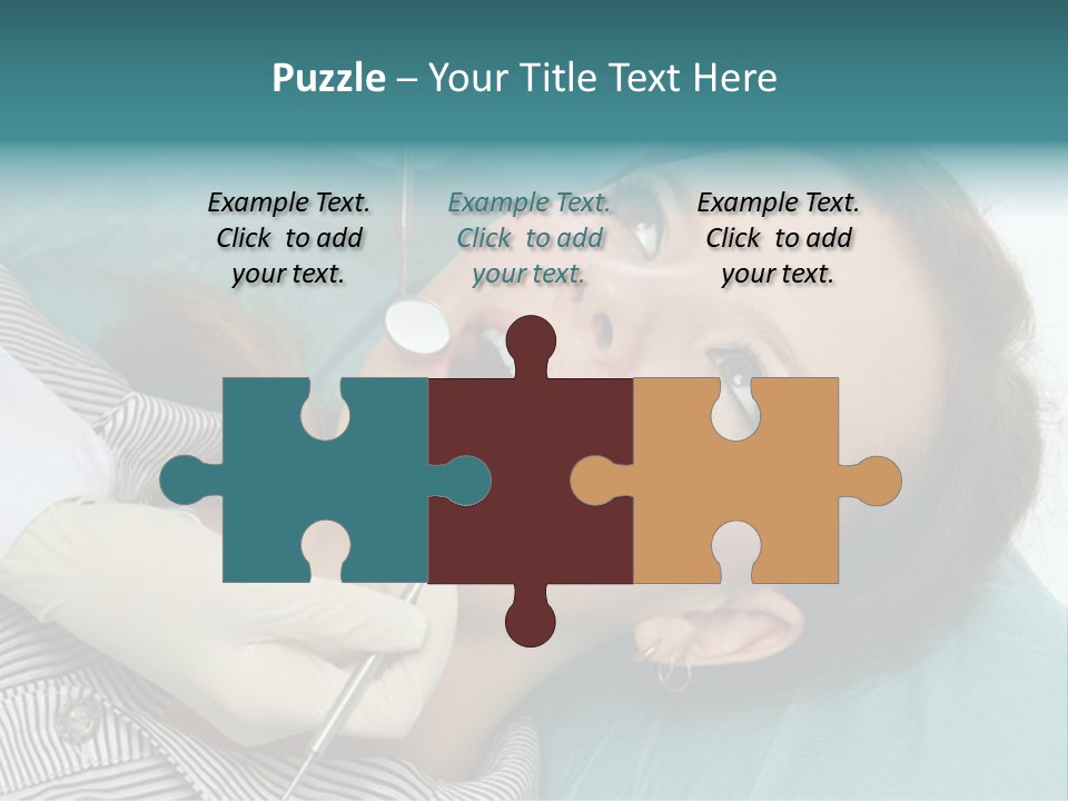 Close Mouth Healthy PowerPoint Template