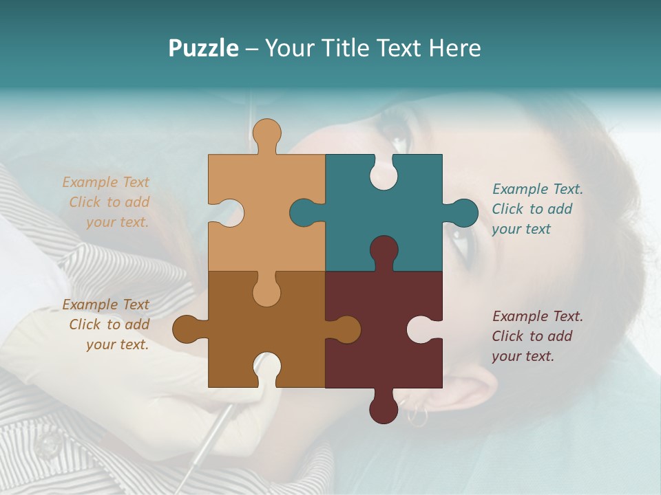 Close Mouth Healthy PowerPoint Template