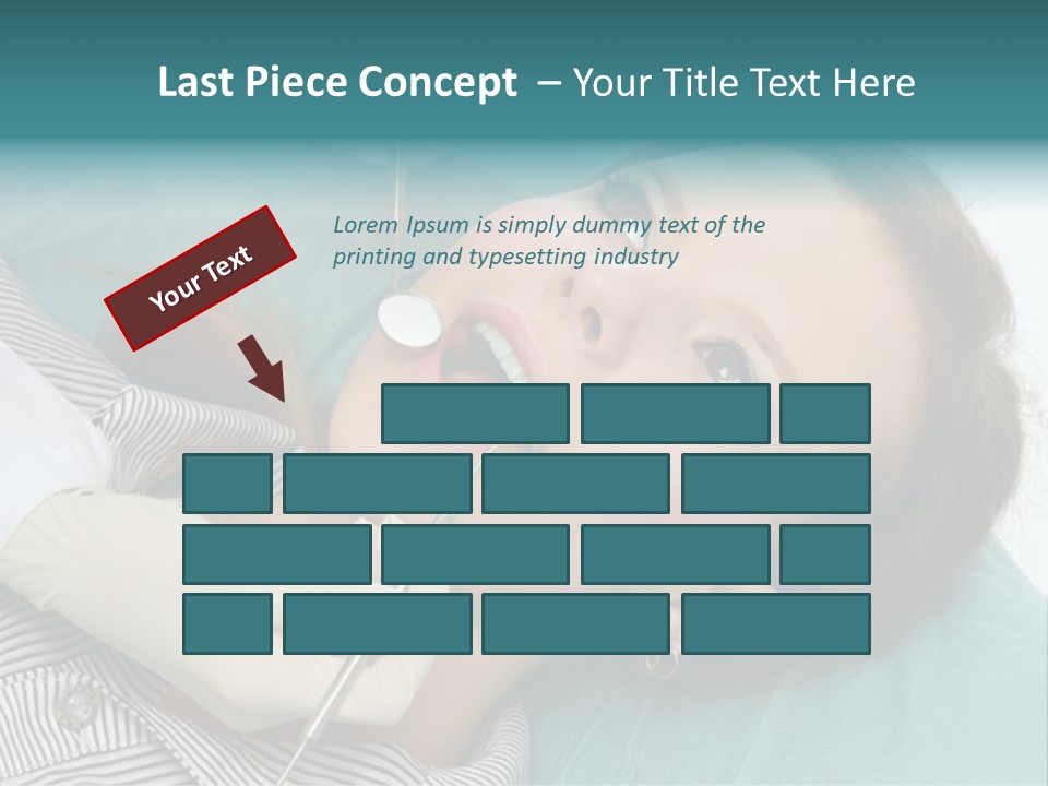 Close Mouth Healthy PowerPoint Template