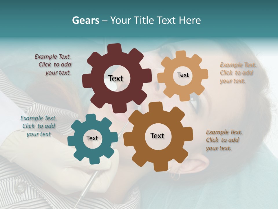 Close Mouth Healthy PowerPoint Template