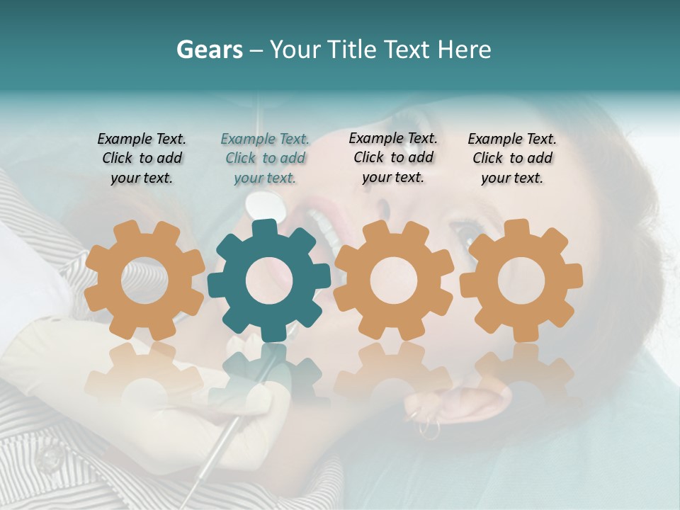 Close Mouth Healthy PowerPoint Template