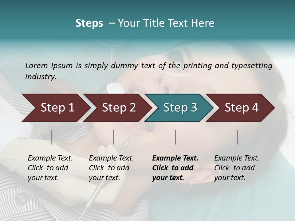 Close Mouth Healthy PowerPoint Template