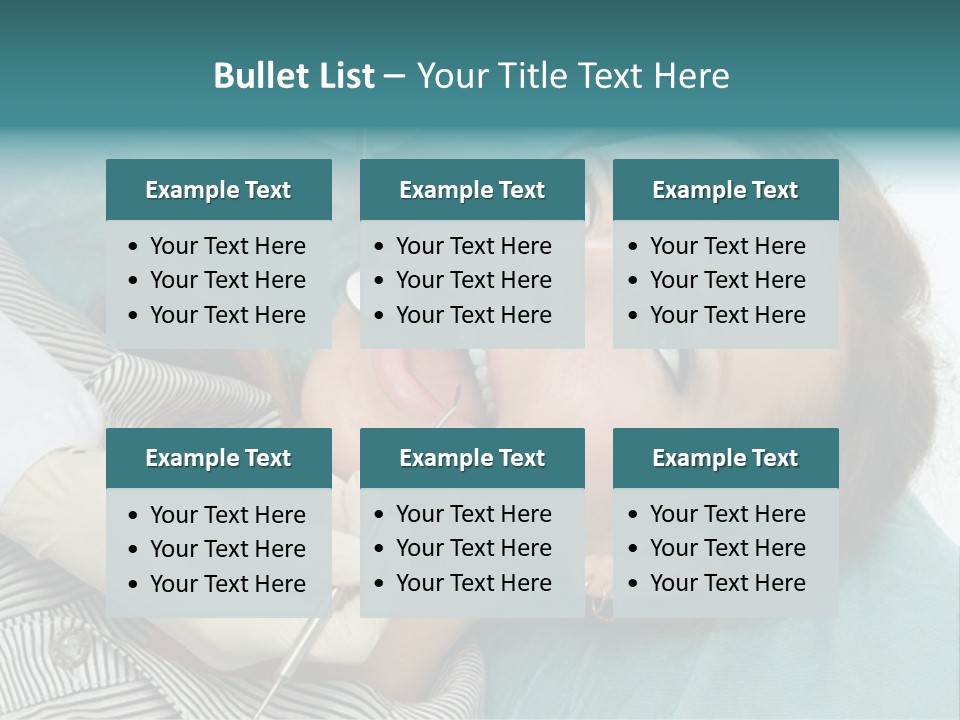 Close Mouth Healthy PowerPoint Template