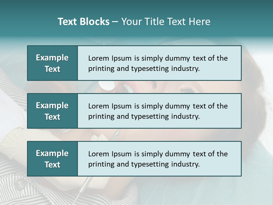 Close Mouth Healthy PowerPoint Template