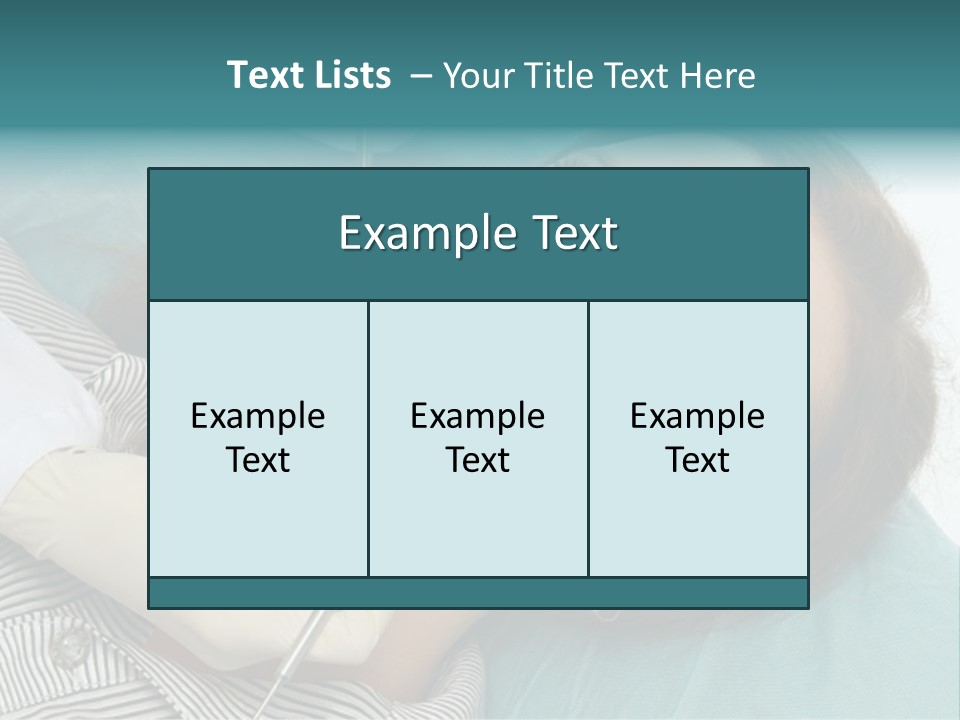 Close Mouth Healthy PowerPoint Template
