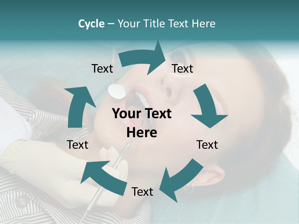 Close Mouth Healthy PowerPoint Template