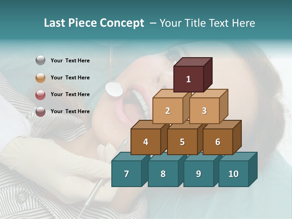 Close Mouth Healthy PowerPoint Template