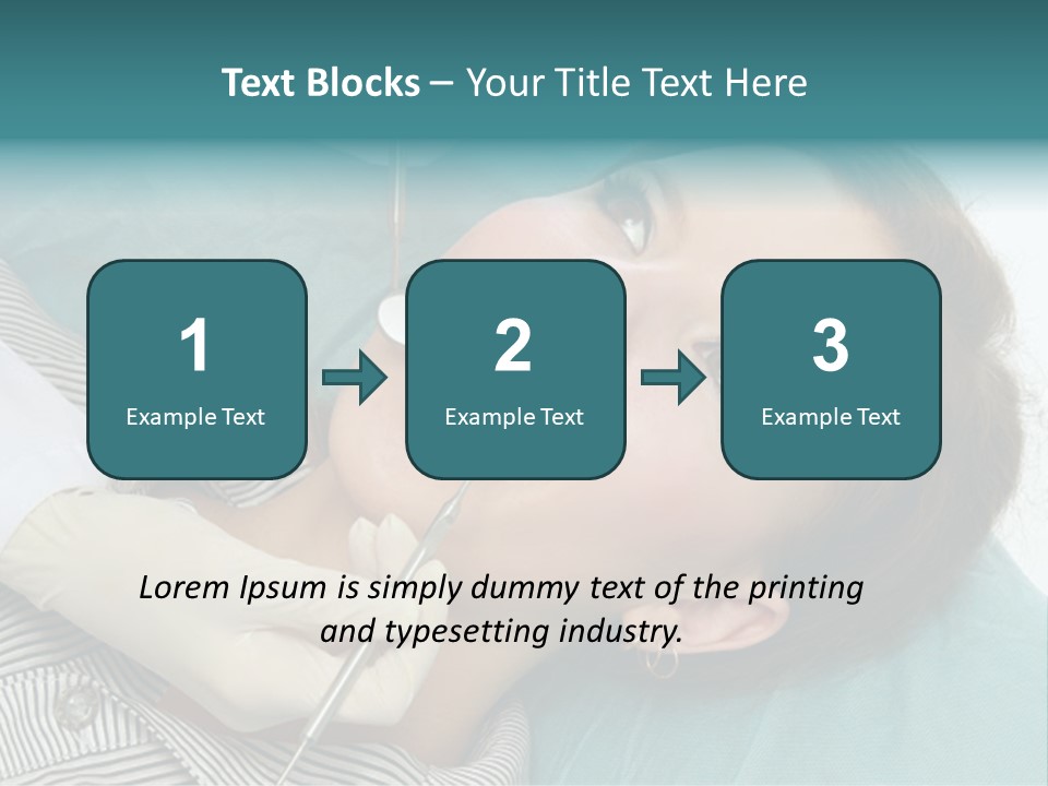 Close Mouth Healthy PowerPoint Template