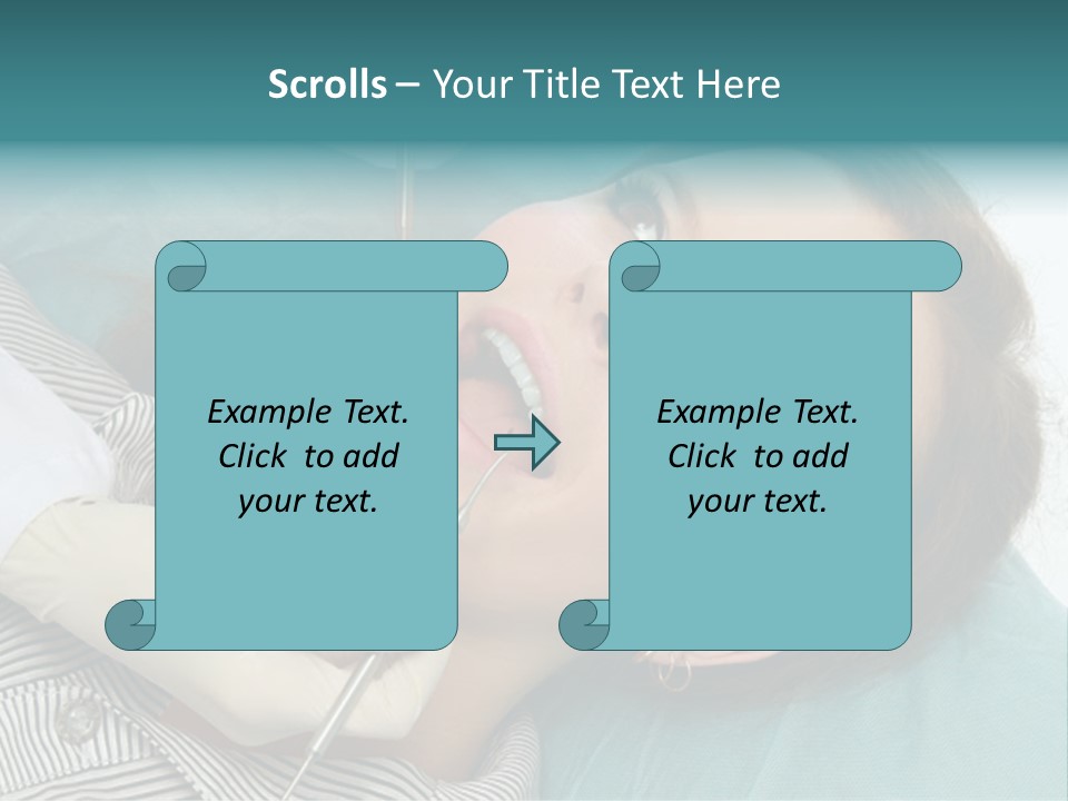 Close Mouth Healthy PowerPoint Template