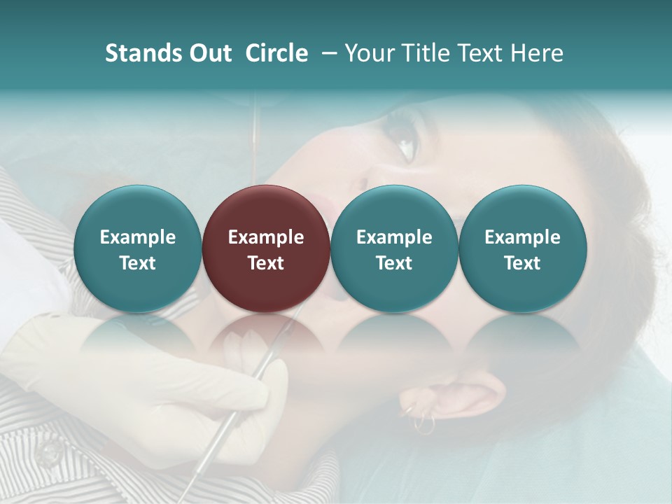 Close Mouth Healthy PowerPoint Template