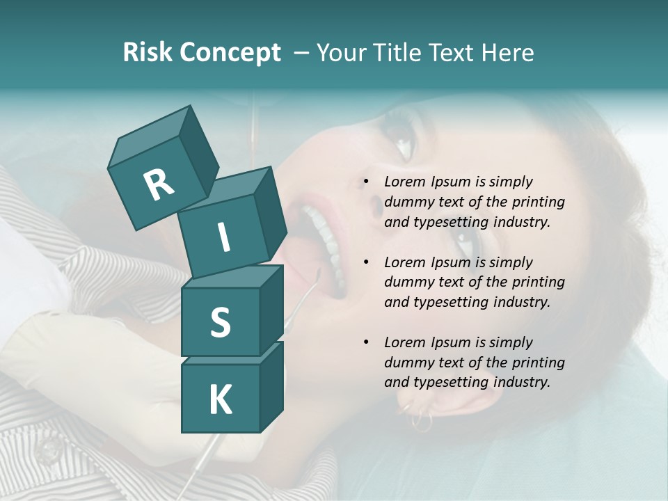 Close Mouth Healthy PowerPoint Template