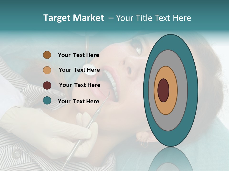 Close Mouth Healthy PowerPoint Template