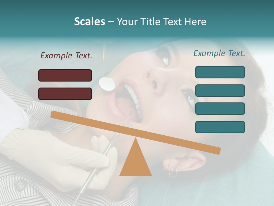 Close Mouth Healthy PowerPoint Template