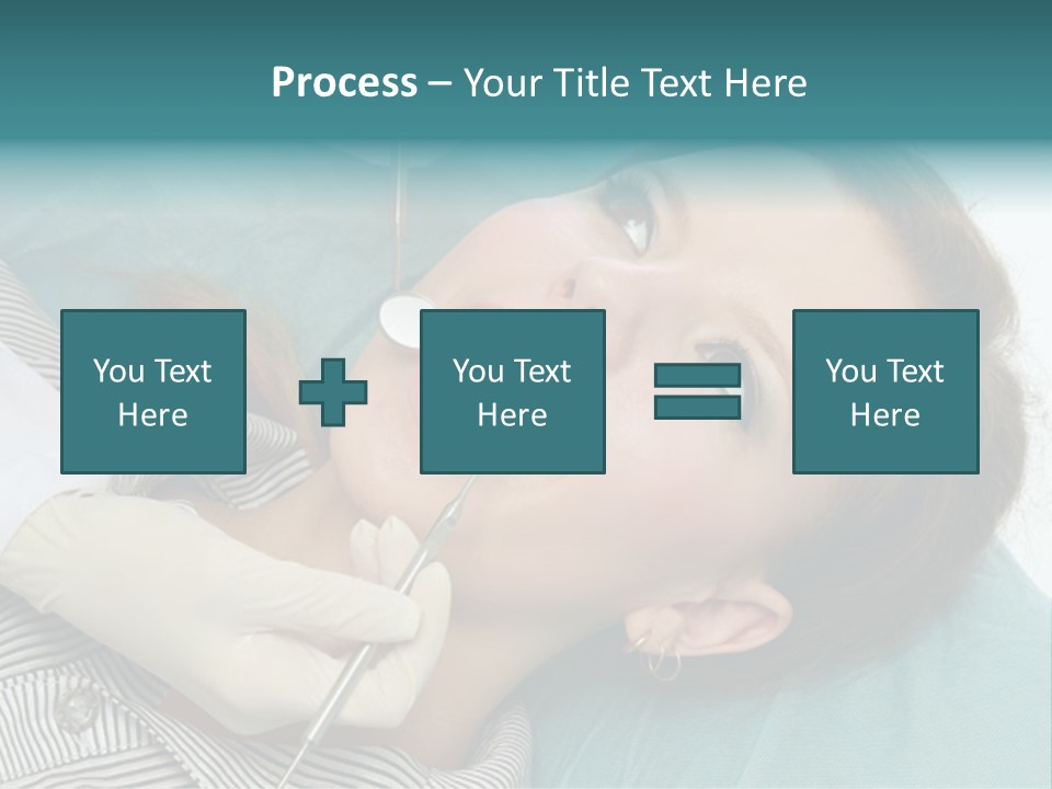 Close Mouth Healthy PowerPoint Template