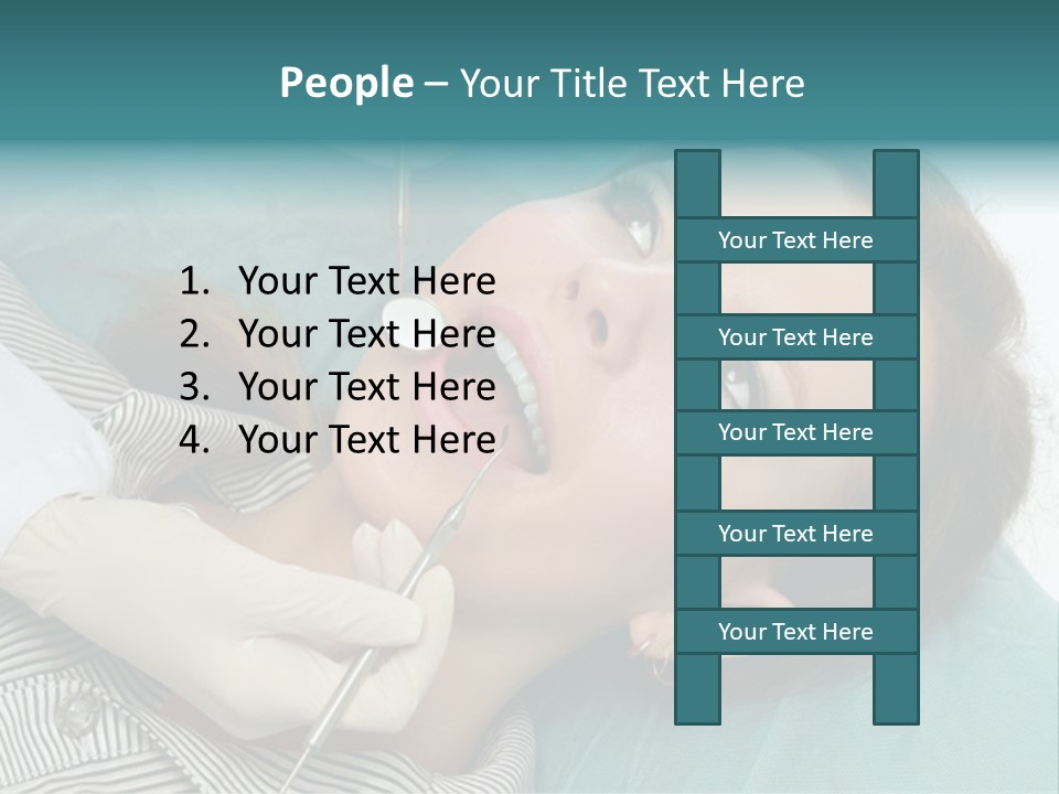 Close Mouth Healthy PowerPoint Template